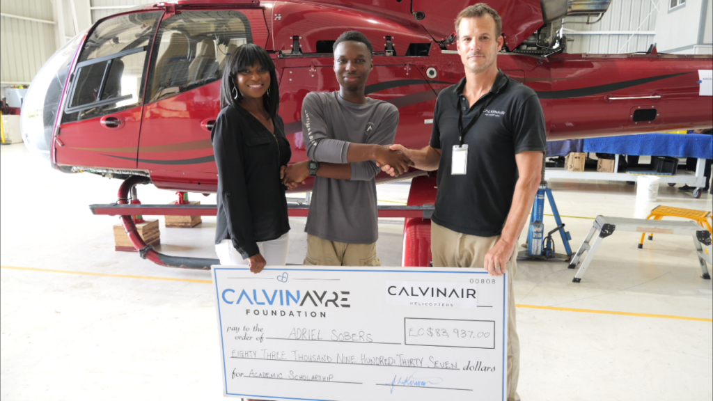 Presentation of check from Calvin Ayre Foundation